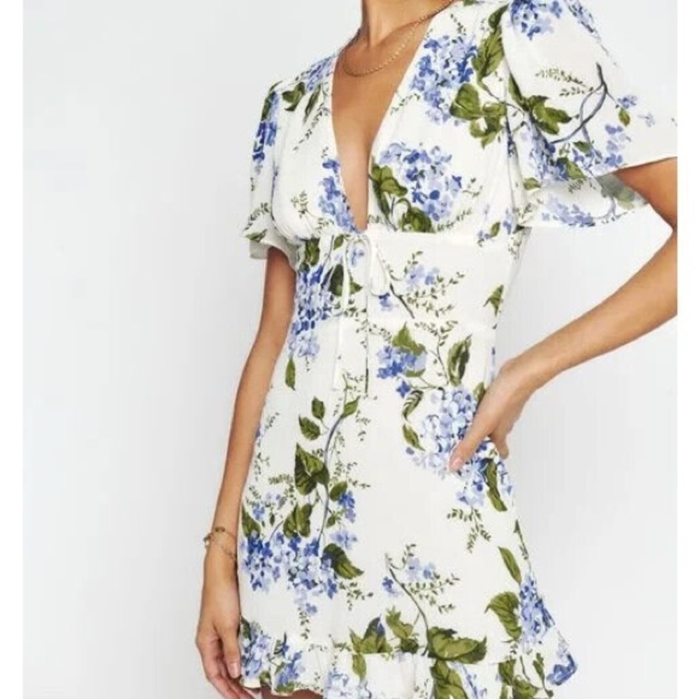Reformation Mya Mini Flower Dress B313